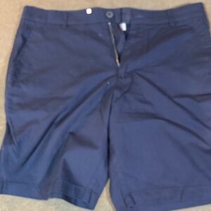 H&M Dark Blue Flat Front Shorts